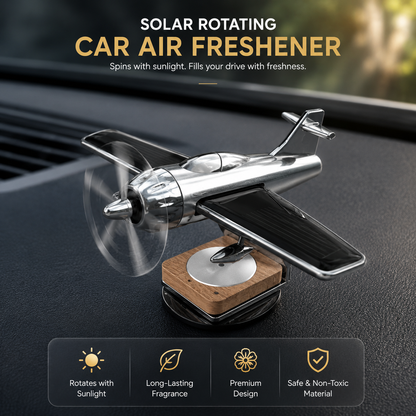 Sleek & Cool Solar Powered Airplane Air Freshener