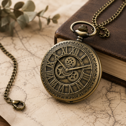 Distinctive Vintage Steampunk Pocket Watch