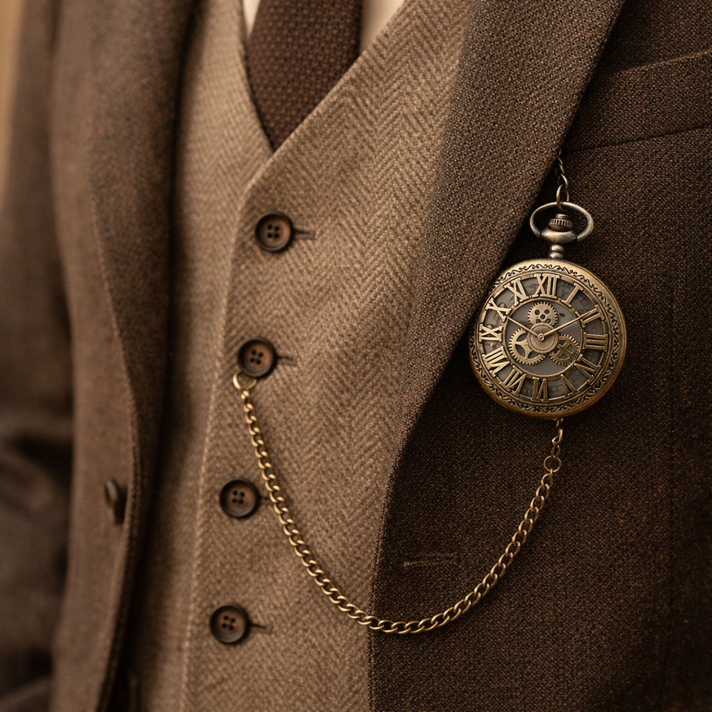 Distinctive Vintage Steampunk Pocket Watch