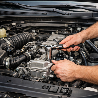 Comprehensive Socket Set With Ratchet Wrench 46 Piece