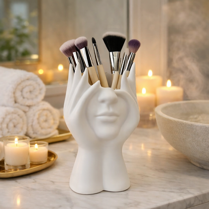Artistic Face & Hands Makeup Brush Holder