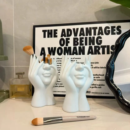 Artistic Face & Hands Makeup Brush Holder