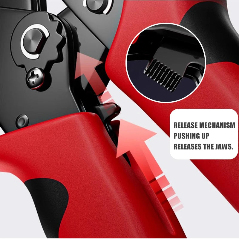 Precise & Versatile Ratcheting Crimping Tool Set