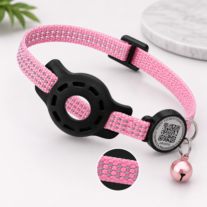 Safe Smart Cat Collar With AirTag Case